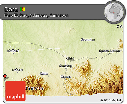Physical 3D Map of Dara