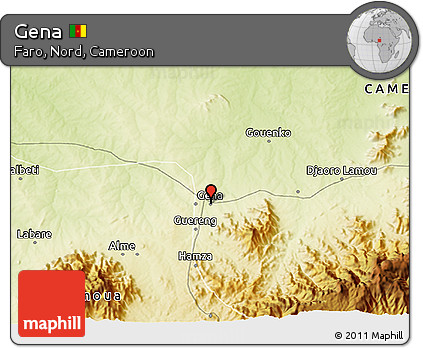 Physical 3D Map of Gena