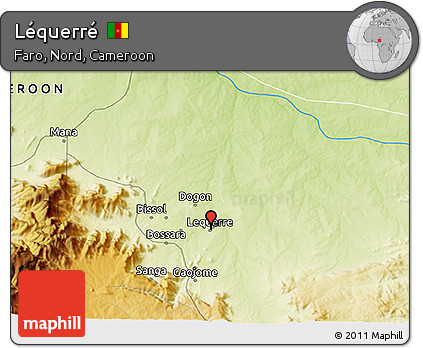 Physical 3D Map of Léquerré