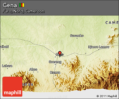 Physical 3D Map of Gena