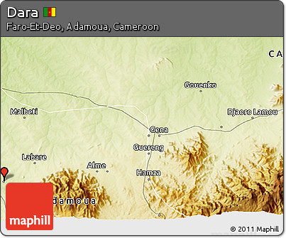 Physical 3D Map of Dara