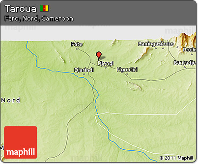 Physical 3D Map of Taroua