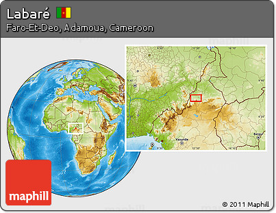 Physical Location Map of Labaré