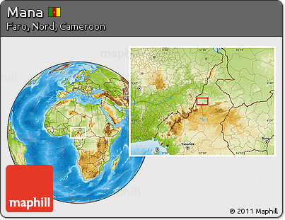Physical Location Map of Mana