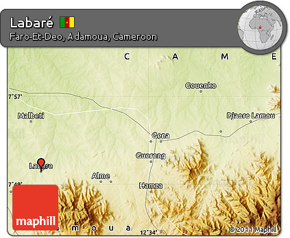 Physical Map of Labaré