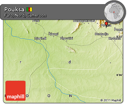 Physical Map of Pouksa