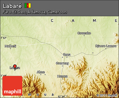 Physical Map of Labaré