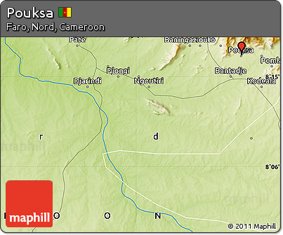 Physical Map of Pouksa