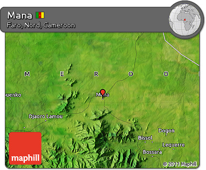 Satellite Map of Mana