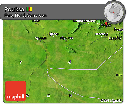 Satellite Map of Pouksa