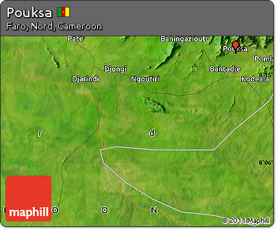 Satellite Map of Pouksa