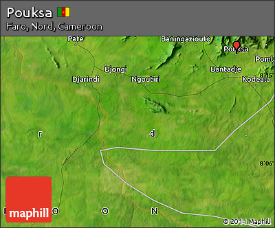 Satellite Map of Pouksa