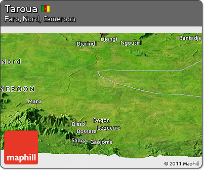 Satellite Panoramic Map of Taroua