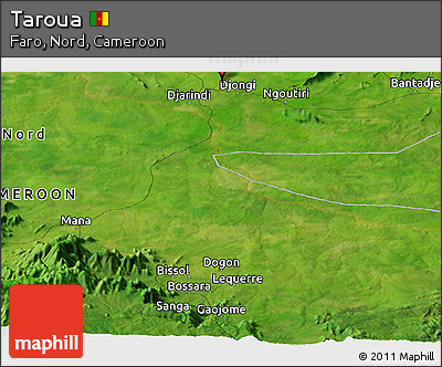 Satellite Panoramic Map of Taroua