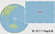 Savanna Style Location Map of the area around 8° 2' 17" N, 139° 28' 29" E