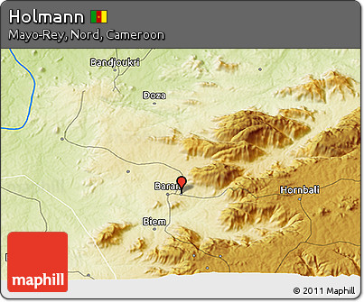 Physical 3D Map of Holmann