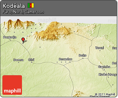 Physical 3D Map of Kodéala