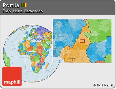 Political Location Map of Pomla