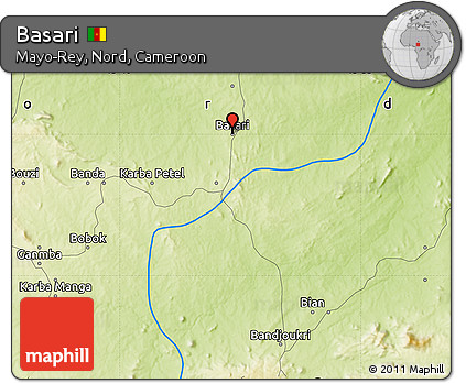 Physical Map of Basari