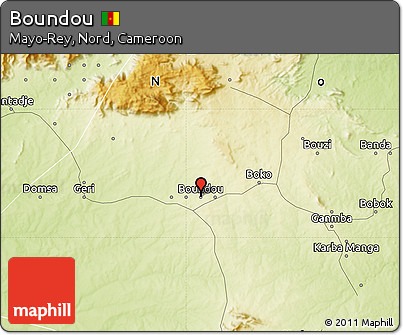 Physical Map of Boundou