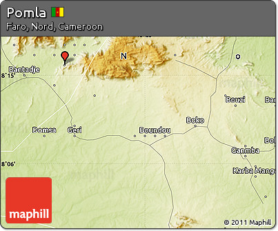 Physical Map of Pomla