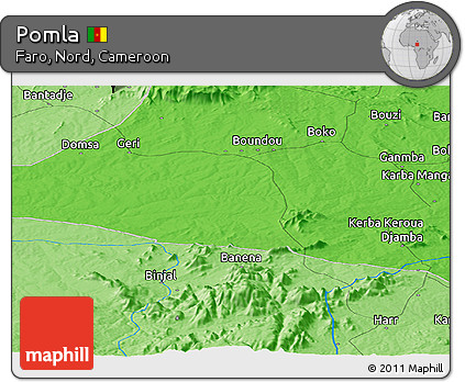 Political Panoramic Map of Pomla