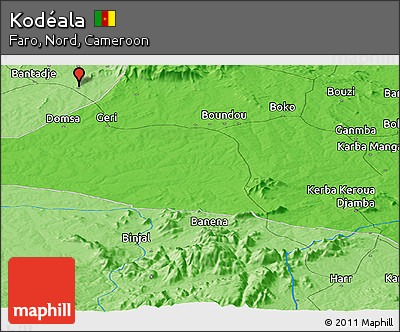 Political Panoramic Map of Kodéala