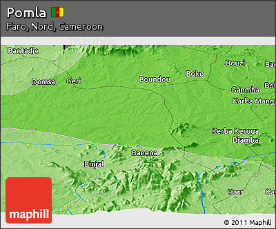 Political Panoramic Map of Pomla
