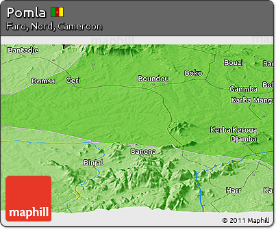Political Panoramic Map of Pomla