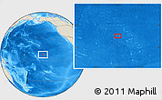 Shaded Relief Location Map of the area around 8° 2' 17" N, 151° 13' 29" W