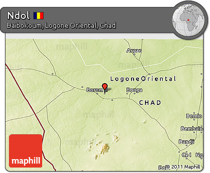 Physical 3D Map of Ndol