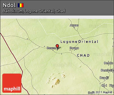 Physical 3D Map of Ndol
