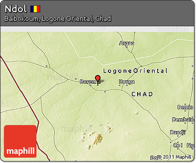 Physical 3D Map of Ndol