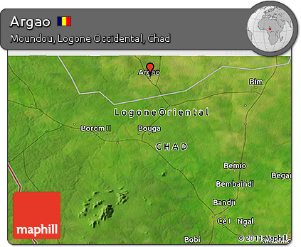 Satellite 3D Map of Argao