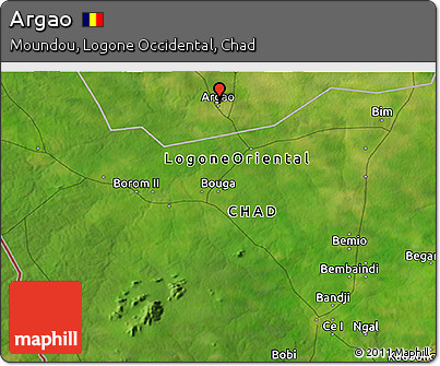 Satellite 3D Map of Argao