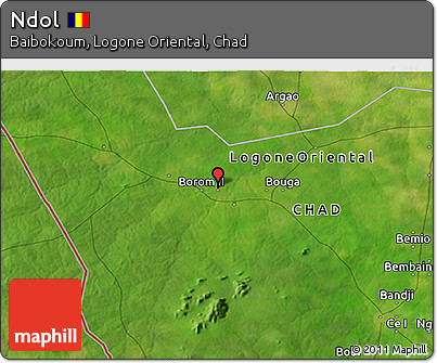 Satellite 3D Map of Ndol