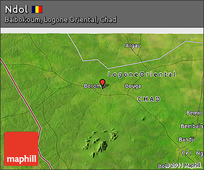 Satellite 3D Map of Ndol