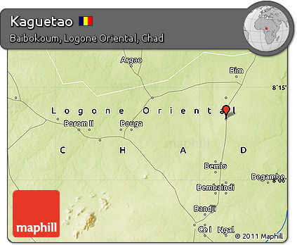 Physical Map of Kaguetao