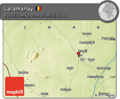 Physical Map of Laramanay