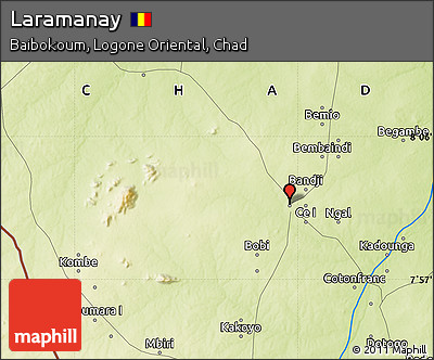 Physical Map of Laramanay