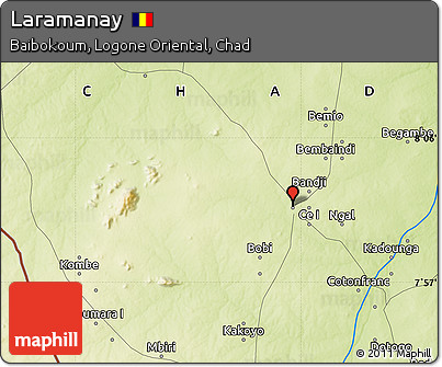 Physical Map of Laramanay