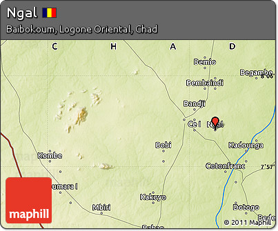 Physical Map of Ngal