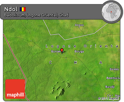 Satellite Map of Ndol