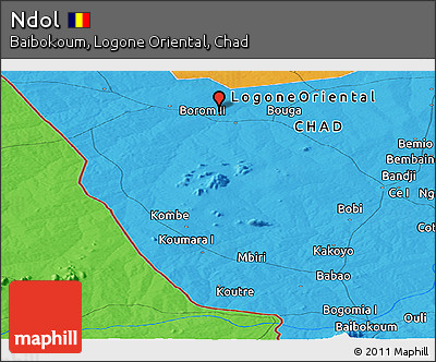 Political Panoramic Map of Ndol