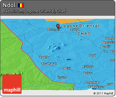 Political Panoramic Map of Ndol