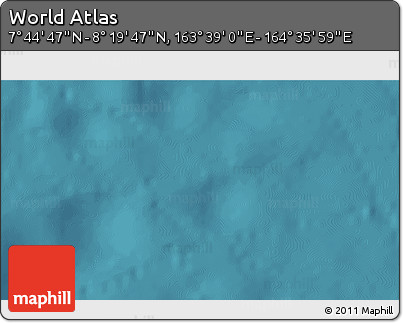 Satellite 3D Map of the Area around 8° 2' 17" N, 164° 7' 30" E