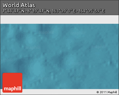 Satellite 3D Map of the Area around 8° 2' 17" N, 164° 7' 30" E