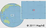 Savanna Style Location Map of the area around 8° 2' 17" N, 165° 49' 29" E