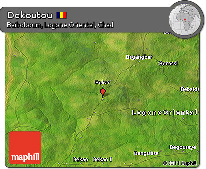 Satellite 3D Map of Dokoutou