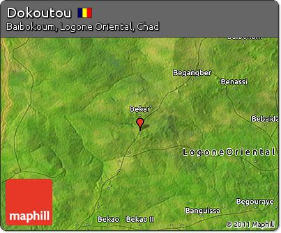 Satellite 3D Map of Dokoutou
